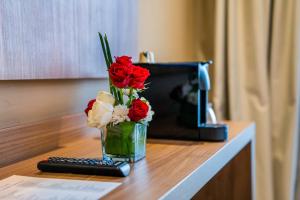 TV o dispositivi per l'intrattenimento presso Dominium Hotel