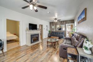 A seating area at Pet-Friendly Pocatello Home Steps to Downtown!