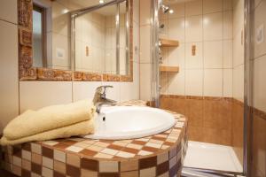 Kúpeľňa v ubytovaní Apartament Na Górskiej
