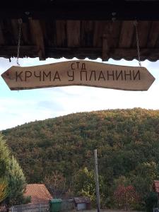 un signo que diga kyrkakakakauliculiculiculiculiculiculiculiculiculic en Apartman i Krčma u Planini, en Bojnik