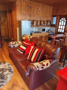 Kuchyň nebo kuchyňský kout v ubytování CABAÑA 325 centro de QUELLON