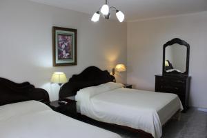 Cama ou camas em um quarto em Hotel Parador