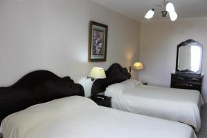 Cama ou camas em um quarto em Hotel Parador