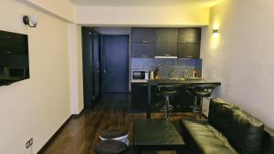 Η κουζίνα ή μικρή κουζίνα στο New Gudauri Apartment