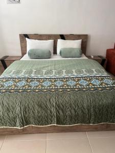 Cama o camas de una habitación en Gudauri Palace apartments in New Gudauri