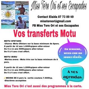 Fotografie z fotogalerie ubytování Fare Moana Bord de Mer Fare Tepua Lodge v Uturoe