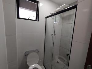 Koupelna v ubytování Xavi Studio - Proximo ao Boulevard Shopping, Av Nacoes Unidas e Nuno de Assis.