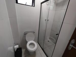 Koupelna v ubytování Xavi Studio - Proximo ao Boulevard Shopping, Av Nacoes Unidas e Nuno de Assis.