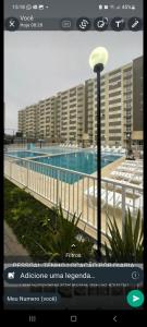 The swimming pool at or close to Apto ao lado do Parque UNA