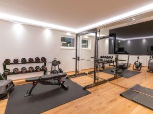 Posilňovňa alebo fitness centrum v ubytovaní Kaminzimmer Suite