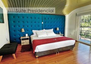 Ліжко або ліжка в номері Hotel Big Day Lago de Tota