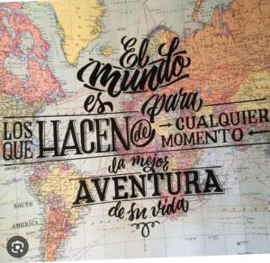 a map of the world with the names of countries at Milli in Gualeguaychú +6 photos