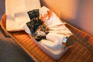 Voodi või voodid majutusasutuse 谷町君Hotel 京都駅東29 toas