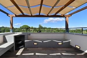 Balkón nebo terasa v ubytování Epic Rooftop Terrace overlooking Civita valley