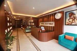 Ruang duduk di Hotel Eco Tree Pokhara