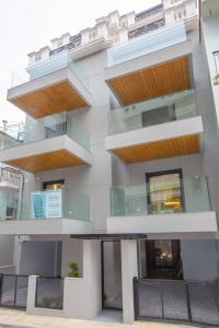 Balkón nebo terasa v ubytování Aelia Luxury Apartments