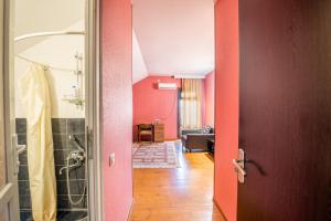 Koupelna v ubytování Guesthouse Mtskheta-Kapanadze