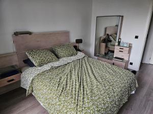 Katil atau katil-katil dalam bilik di BlueBerryHillLoJ-Brussel