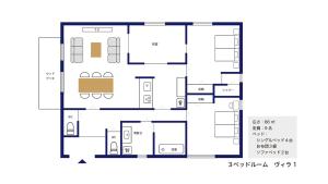 Půdorys ubytování BEVERLY HILLS VILLA Miyakojima Resort + 49 fotografií