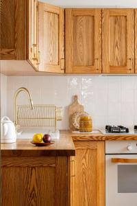 Dapur atau dapur kecil di Willa Staszelówka