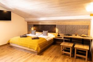 Katil atau katil-katil dalam bilik di Pension Dachsteinhof