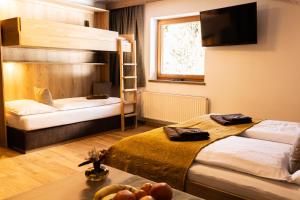 Katil atau katil-katil dalam bilik di Pension Dachsteinhof