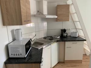 Kuchnia lub aneks kuchenny w obiekcie Raisa Apartments Lerchenfelder Gürtel 30