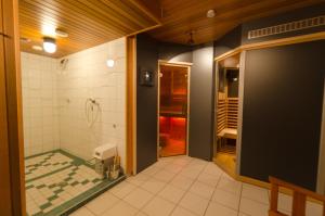 Koupelna v ubytování Haus Helga