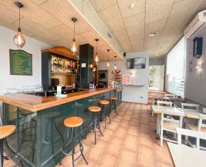 Kuchyň nebo kuchyňský kout v ubytování Hotel Turissa