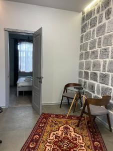 Posezení v ubytování JINJOTEL Gyumri