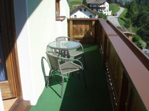 A balcony or terrace at Ferienwohnung Nancy
