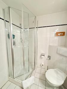 Koupelna v ubytování Hotel Bremer