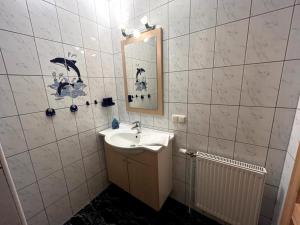 Koupelna v ubytování Ferienwohnung Kimi in Wieck