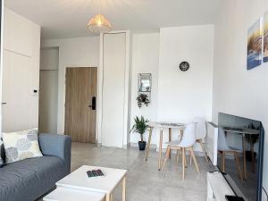 Posezení v ubytování Le 121 - Appartement 101