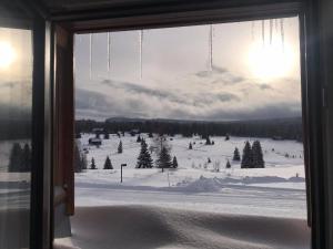 Apartmány v Chalupě nad Modravou v zimě
