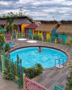 Majoituspaikassa Dunas Tatacoa Hostal tai sen lähellä sijaitseva uima-allas