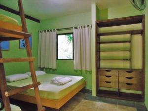 Bunk bed o mga bunk bed sa kuwarto sa QUINTAL DA MATA