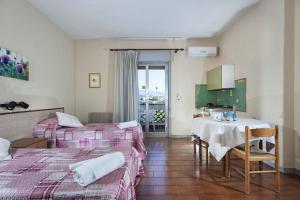 מיטה או מיטות בחדר ב-Villa Collina