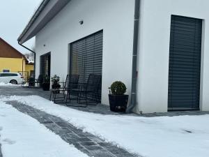 Apartmány Jakubov durante l'inverno