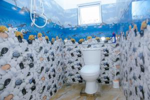 Koupelna v ubytování Pinidu Villa