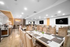 TV a/nebo společenská místnost v ubytování Azor Hotel Cali Versalles