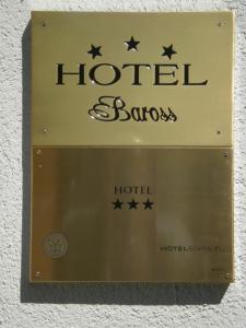 Certifikát, hodnocení, plakát nebo jiný dokument vystavený v ubytování Hotel Baross