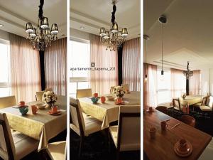 Χώρος καθιστικού στο Apto Panorâmico Vista Mar em Itapema - SC