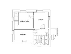 Půdorys ubytování Apartmány 264