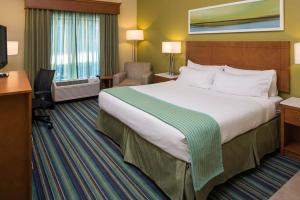 a hotel room with a large bed and a desk at Holiday Inn Express - Clermont, an IHG Hotel in Clermont