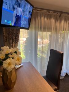 Un televizor și/sau centru de divertisment la ANCA RESORT & SPA - Transilvania