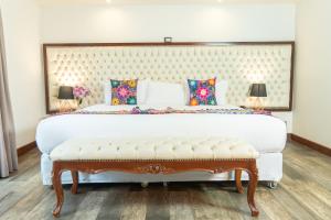 Letto o letti in una camera di Jaya Machu Picchu Boutique Hotel