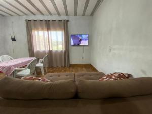 TV a/nebo společenská místnost v ubytování Mar e Sol