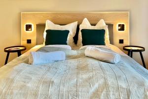 A bed or beds in a room at A85 Balaton