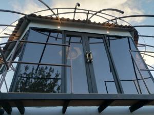 GLAMPING Aldea Muisca的阳台或露台